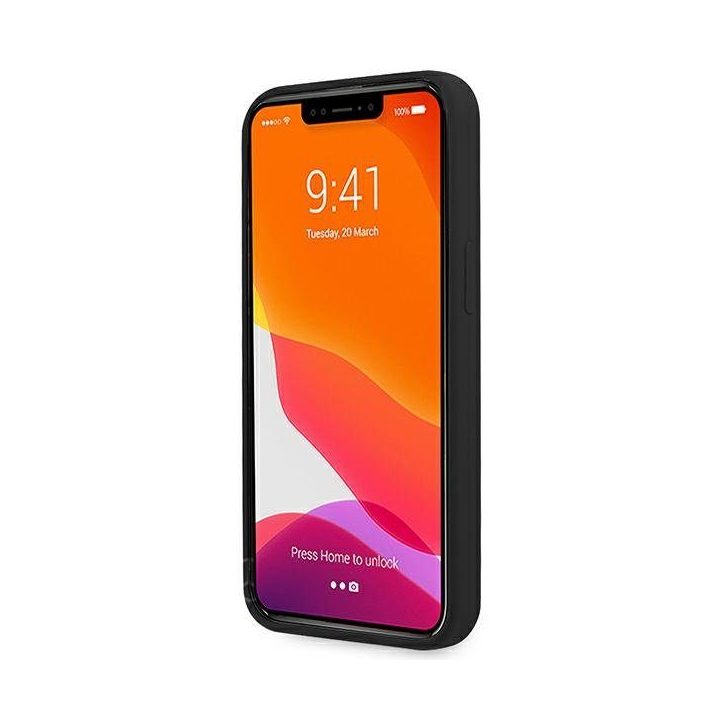 Dėklas BMW BMHCP13SSILBK iPhone 13 mini 5,4 Juodos spalvos/juodas deklas Silikoninis parašas