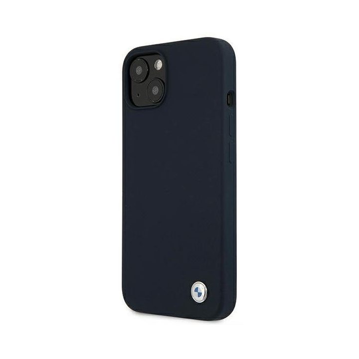 Dėklas BMW BMHCP13SSILNA iPhone 13 mini 5.4 granatowy/navy deklas Silikoninis parašas