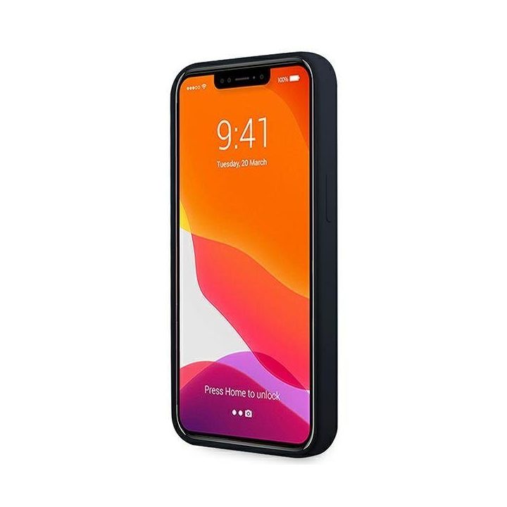Dėklas BMW BMHCP13SSILNA iPhone 13 mini 5.4 granatowy/navy deklas Silikoninis parašas