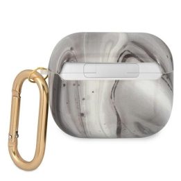 Guess GUA3UNMK AirPods 3 dangtelis juodas/juodas Marmuro kolekcija