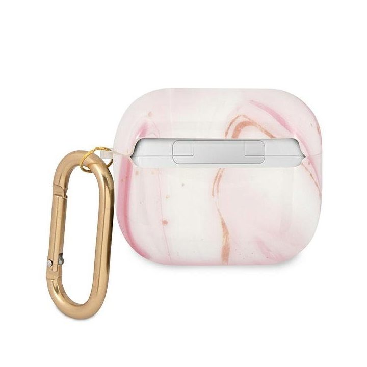 Guess GUA3UNMP AirPods 3 dangtelis rožinis/rožinis Marmuro kolekcija