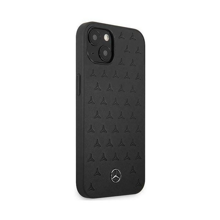 Mercedes MEHCP13SPSQBK iPhone 13 mini 5,4 juodos/juodos spalvos deklas Odinis žvaigždžių raštas