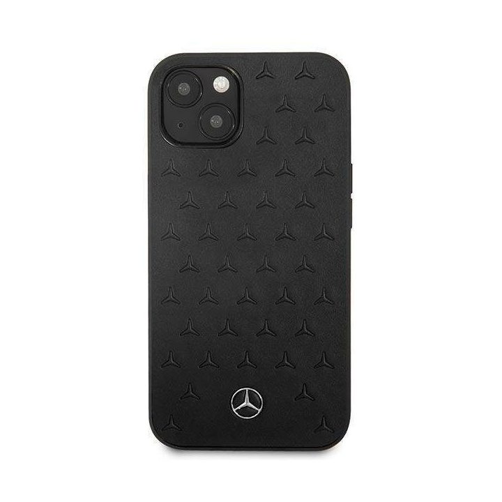 Mercedes MEHCP13SPSQBK iPhone 13 mini 5,4 juodos/juodos spalvos deklas Odinis žvaigždžių raštas