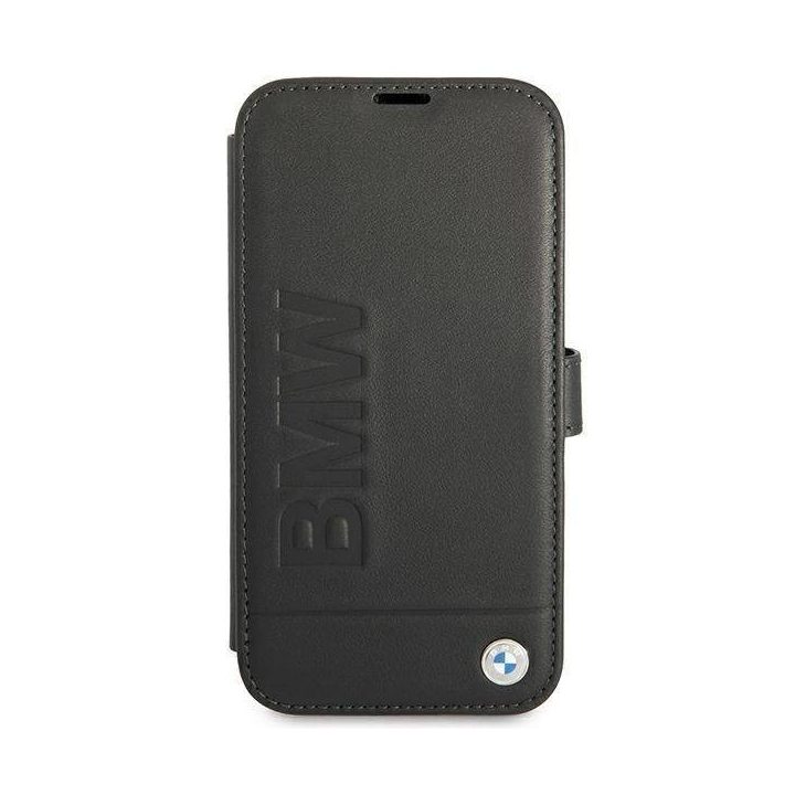 Dėklas BMW BMFLBKP13SSLLBK iPhone 13 mini 5,4 Juodos spalvos/black knyga Parašas
