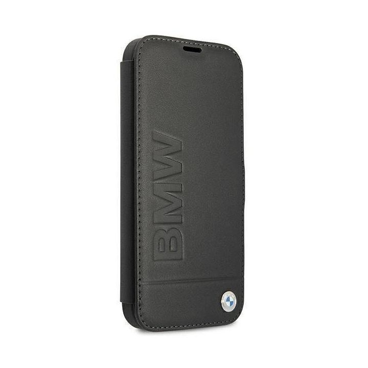 Dėklas BMW BMFLBKP13SSLLBK iPhone 13 mini 5,4 Juodos spalvos/black knyga Parašas
