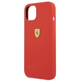 Ferrari FESSIHCP13SRE iPhone 13 mini 5.4 raudonas/raudonas deklas Silikonas