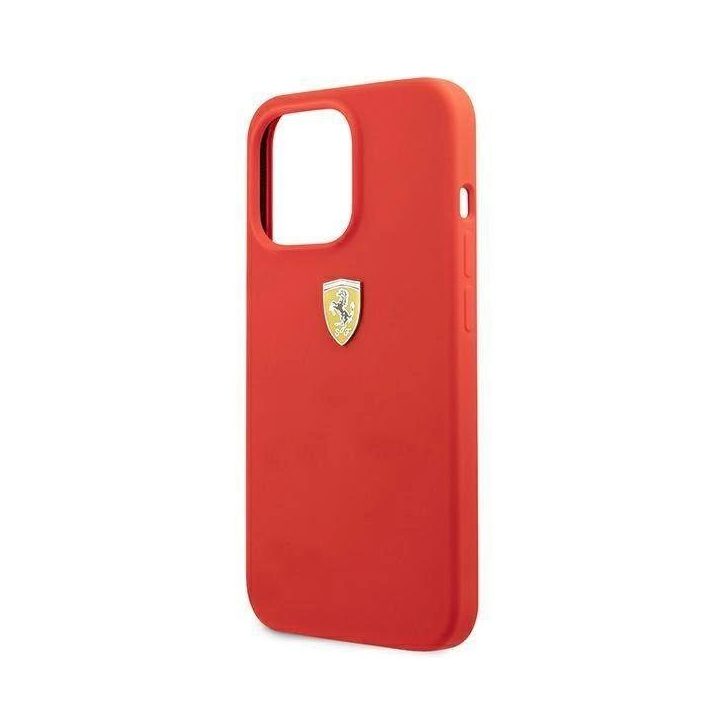 Ferrari FESSIHCP13XRE iPhone 13 Pro Max 6,7 raudonas/raudonas deklas Silikonas
