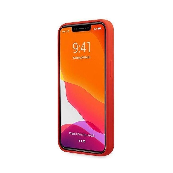 Ferrari FESSIHCP13XRE iPhone 13 Pro Max 6,7 raudonas/raudonas deklas Silikonas
