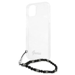 Guess GUHCP13SKPSBK iPhone 13 mini 5,4 permatomas deklas Black Pearl