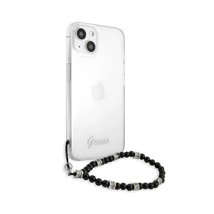 Guess GUHCP13SKPSBK iPhone 13 mini 5,4 permatomas deklas Black Pearl