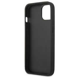 Guess GUHCP13SPSASBGR iPhone 13 mini 5,4 pilka/pilka Saffiano dirželis