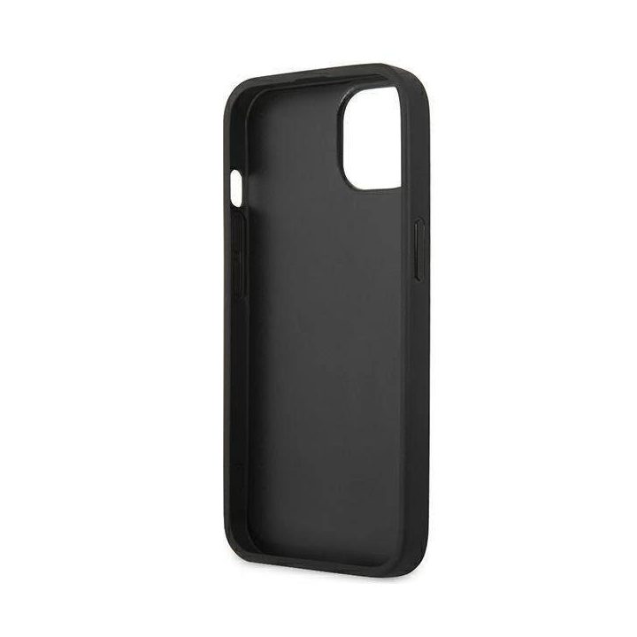 Guess GUHCP13SPSASBGR iPhone 13 mini 5,4 pilka/pilka Saffiano dirželis