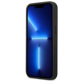 Guess GUHCP13SSA4GSBL iPhone 13 mini 5.4 mėlynos/mėlynos spalvos deklas Saffiano 4G Metalinis logotipas