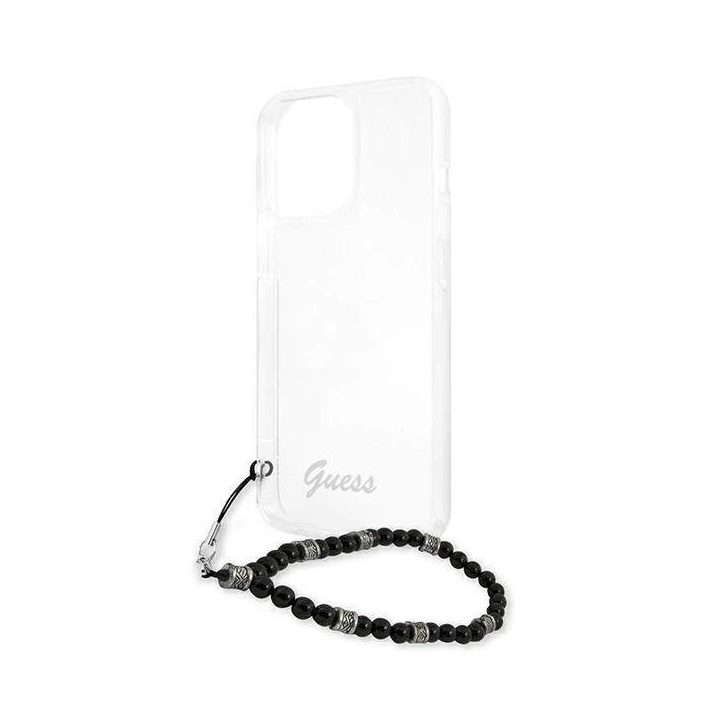 Guess GUHCP13XKPSBK iPhone 13 Pro Max 6,7 permatomas deklas Black Pearl
