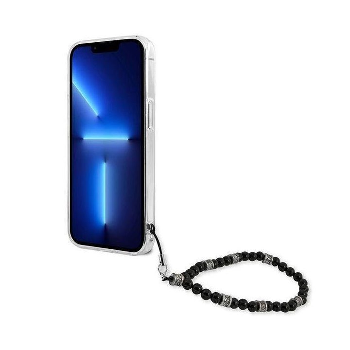 Guess GUHCP13XKPSBK iPhone 13 Pro Max 6,7 permatomas deklas Black Pearl