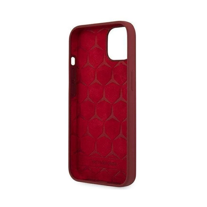 Mercedes MEHCP13SSILRE iPhone 13 mini 5,4 czerwony/red deklas Silikono linija