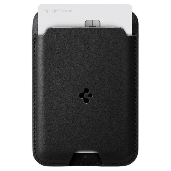 Spigen VALENTINUS MAGSAFE UNIVERSALUS MAGNETINIS KORTELIŲ LAIKIKIKLIS BLACK