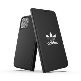 Adidas arba knygelės dėklas BASIC iPhone 12 Pro Max 6,7 juodai baltas/juodas baltas 42228