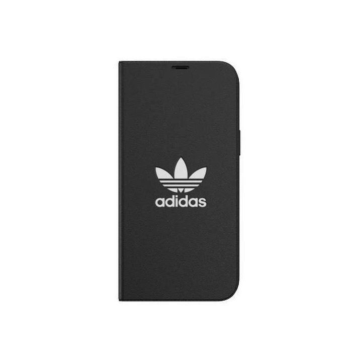 Adidas arba knygelės dėklas BASIC iPhone 12 Pro Max 6,7 juodai baltas/juodas baltas 42228