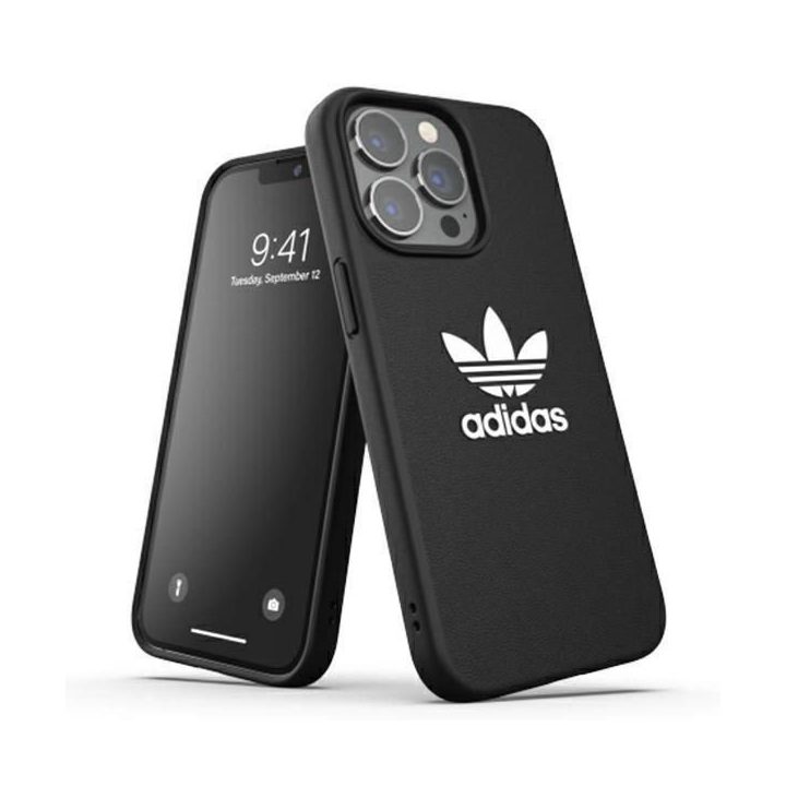 Adidas OR lipdytas dėklas BASIC iPhone 13 Pro / 13 6,1 Juodos spalvos/juodas 47096