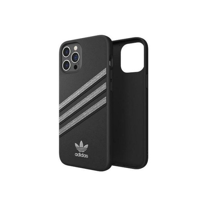 Adidas OR lipdytas dėklas iPhone 12 Pro Max moteriai Juodos spalvos/juodas 43715