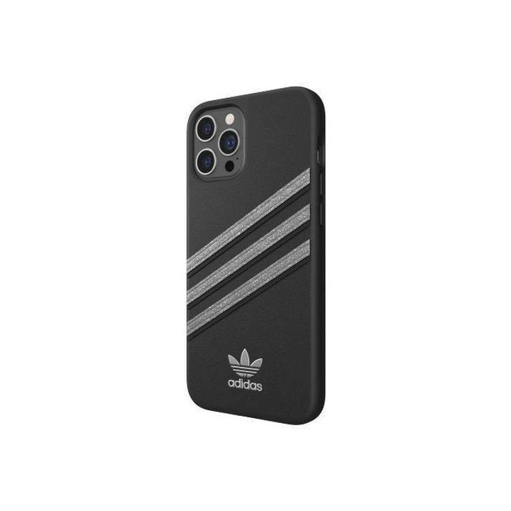 Adidas OR lipdytas dėklas iPhone 12 Pro Max moteriai Juodos spalvos/juodas 43715