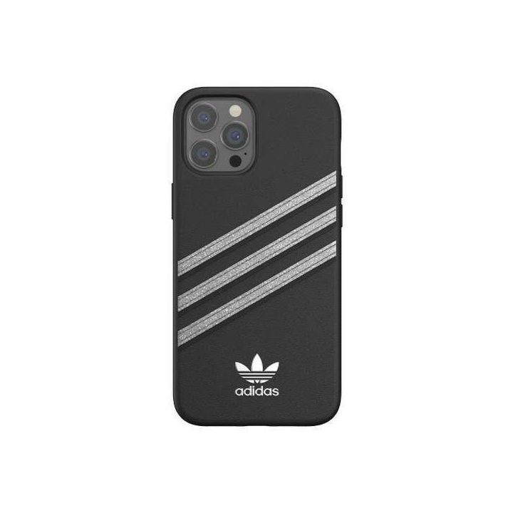 Adidas OR lipdytas dėklas iPhone 12 Pro Max moteriai Juodos spalvos/juodas 43715