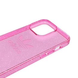 Adidas OR apsauginis iPhone 13 Pro / 13 6,1 Skaidrus korpusas su blizgučiais, rožinės spalvos 47121