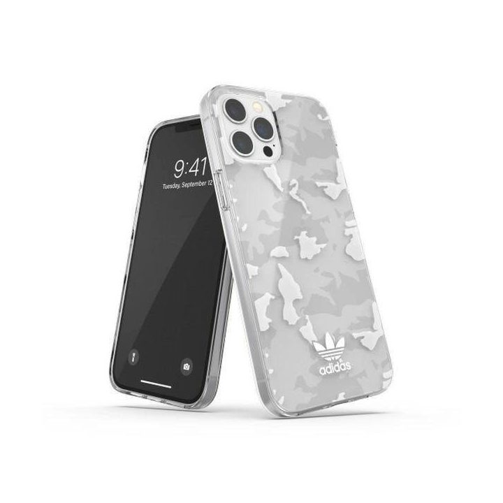 Adidas OR SnapCase Camo iPhone 12 Pro Ma x skaidrus/baltas 43706