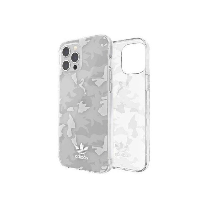 Adidas OR SnapCase Camo iPhone 12 Pro Ma x skaidrus/baltas 43706