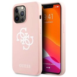 iPhone 13 Pro / 13 6.1 rožinės spalvos deklas Silikoninis 4G logotipas