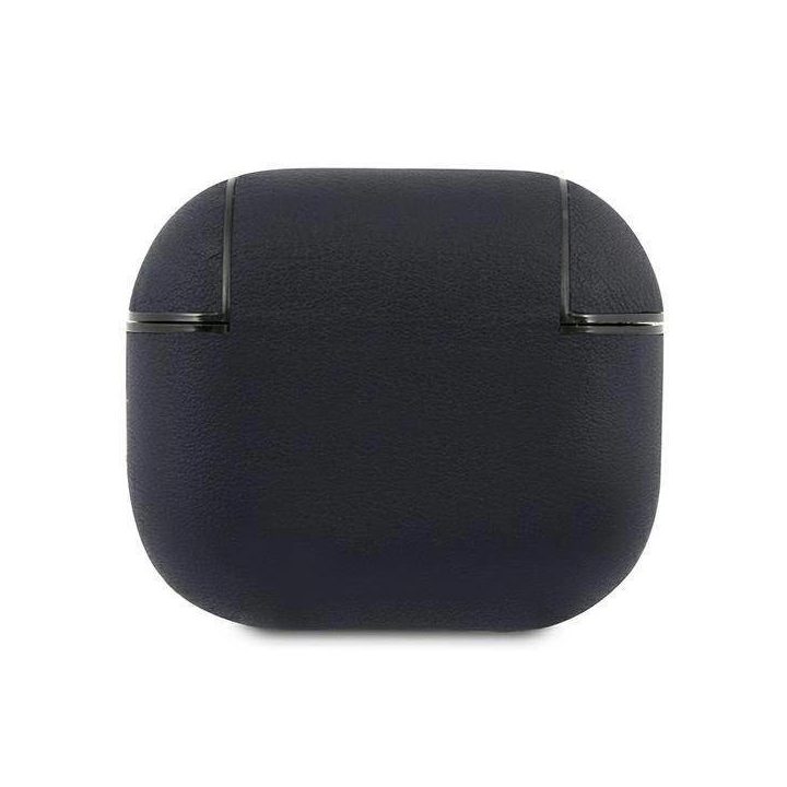 BMW BMA3SSLNA AirPods 3 dangtelis granatowy/navy Geniune Leather Silver Logo