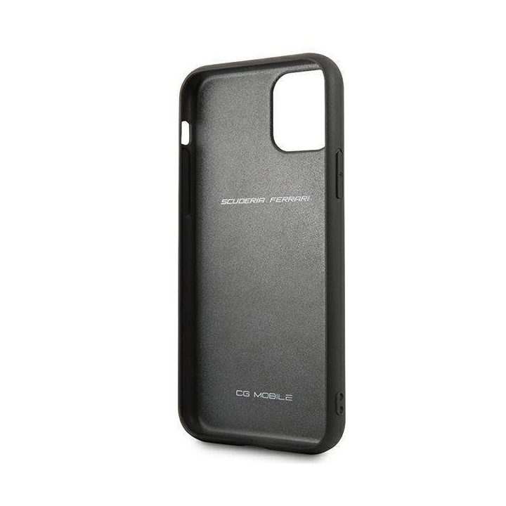 Ferrari FEOBAHCN58RE iPhone 11 Pro 5,8 raudonos/raudonos spalvos deklas Off Track Leather