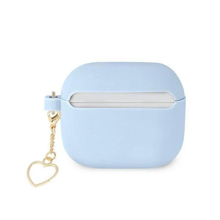 Guess GUA3LSCHSB AirPods 3 dangtelis mėlyna/mėlyna Silikono žavesio širdelės kolekcija