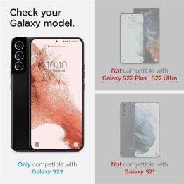 Apsauginis stiklas Spigen GLAS.TR EZ FIT 2 PAKETAI GALAXY S22