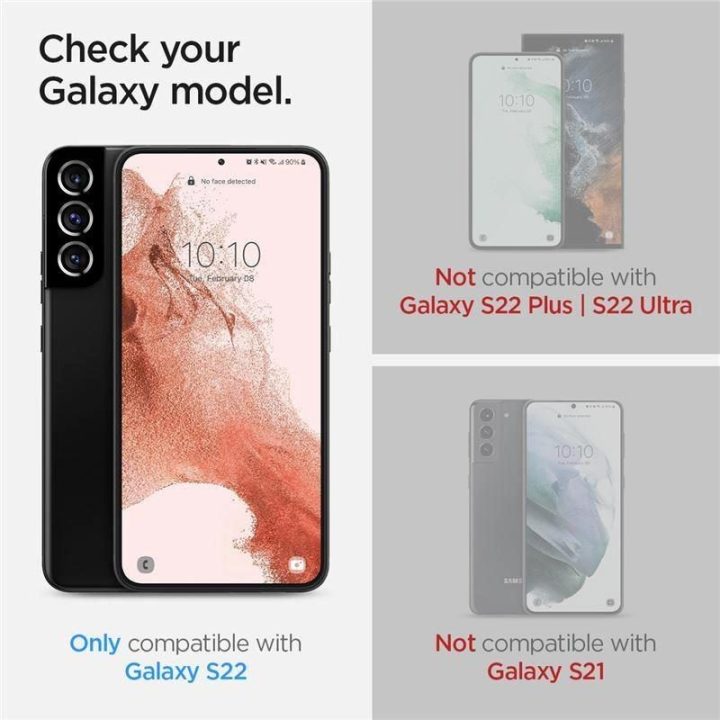 Apsauginis stiklas Spigen GLAS.TR EZ FIT 2 PAKETAI GALAXY S22