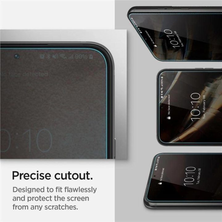 Apsauginis stiklas Spigen GLAS.TR EZ FIT 2 PAKETAI GALAXY S22
