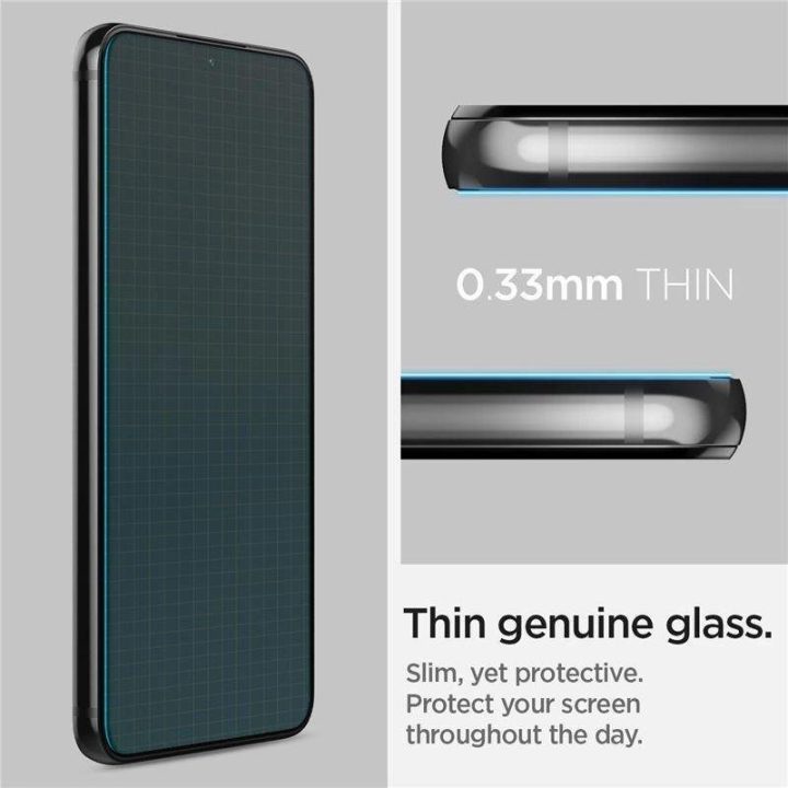 Apsauginis stiklas Spigen GLAS.TR EZ FIT 2 PAKETAI GALAXY S22