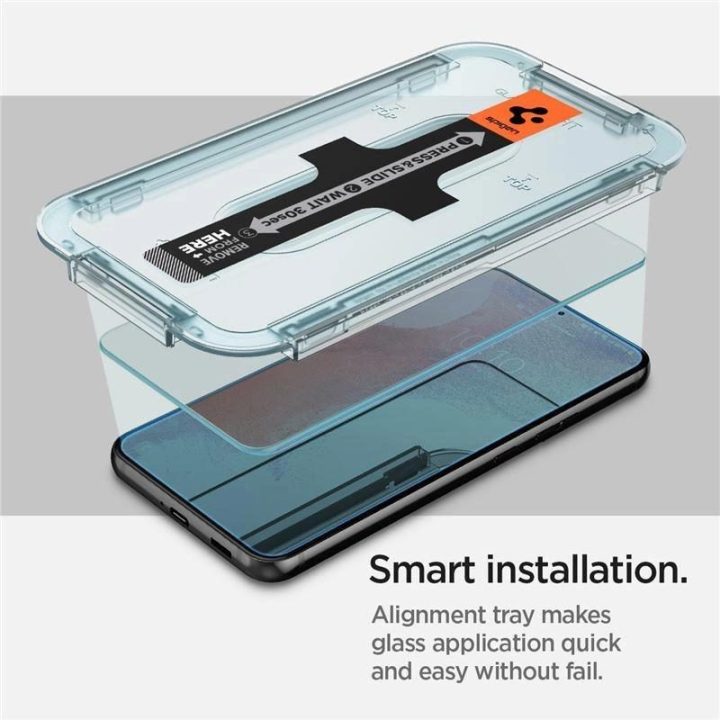Apsauginis stiklas Spigen GLAS.TR EZ FIT 2 PAKETAI GALAXY S22