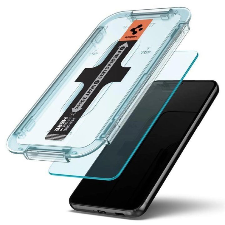 Apsauginis stiklas Spigen GLAS.TR EZ FIT 2 PAKETAI GALAXY S22