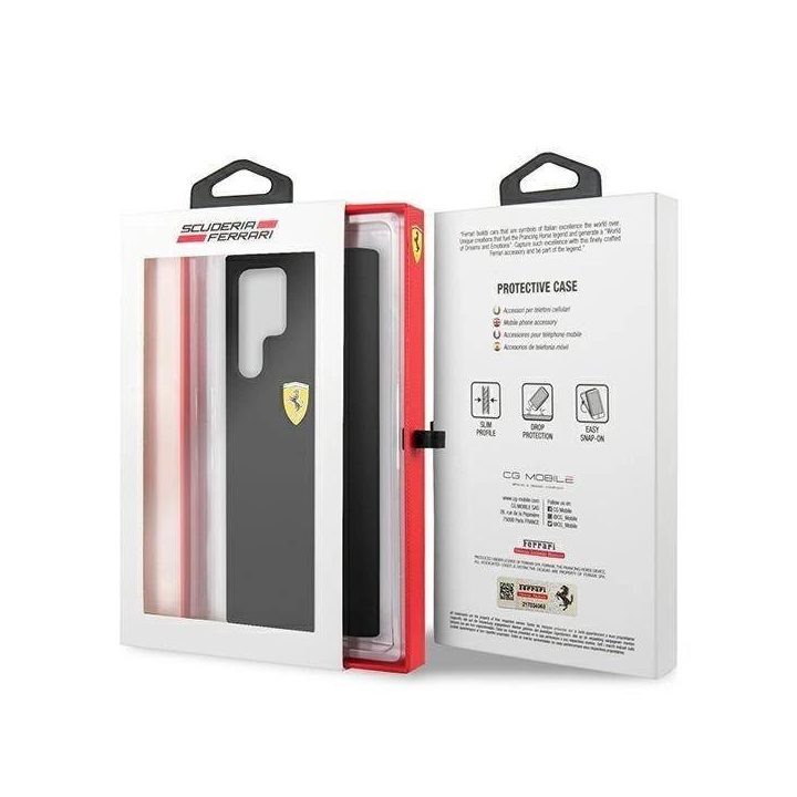 Ferrari FESSIHCS22LBK S22 Ultra S908 juodos/juodos spalvos deklas On Track Silicone