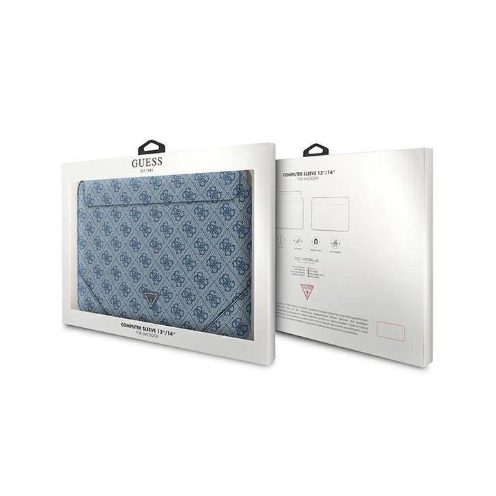 Guess rankovė GUCS14P4TB 13/14 mėlyna/mėlyna 4G Uptown Triangle logotipas