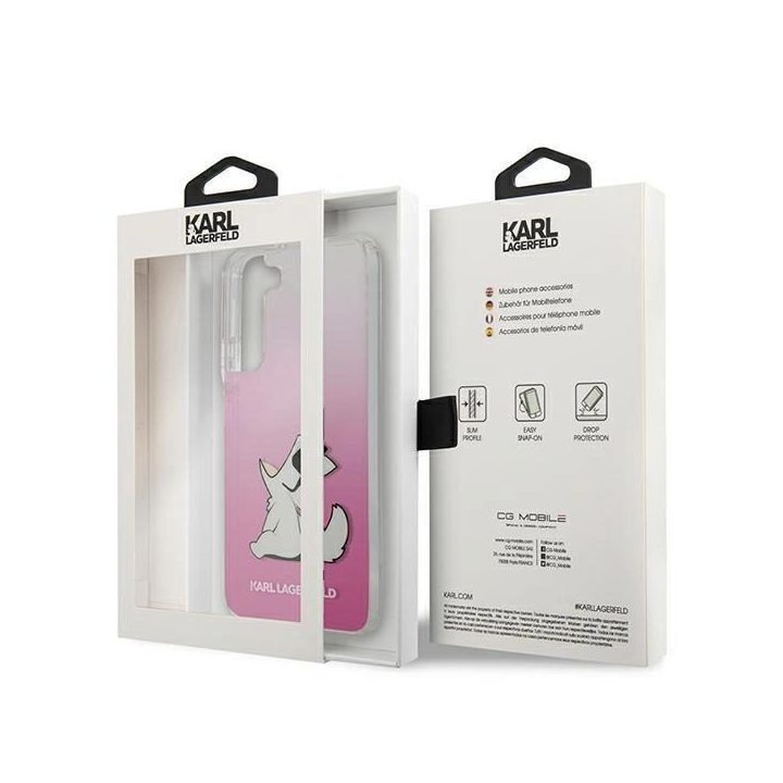 Karl Lagerfeld KLHCS22MCFNRCPI S22+ S906 deklas różowy/pink Choupette Eat