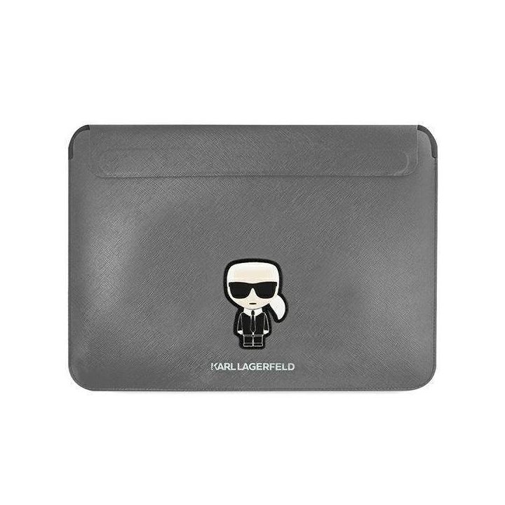 Karl Lagerfeld Rankovės KLCS14PISFG 13/14 silver/navy Saffiano Ikonik Karl
