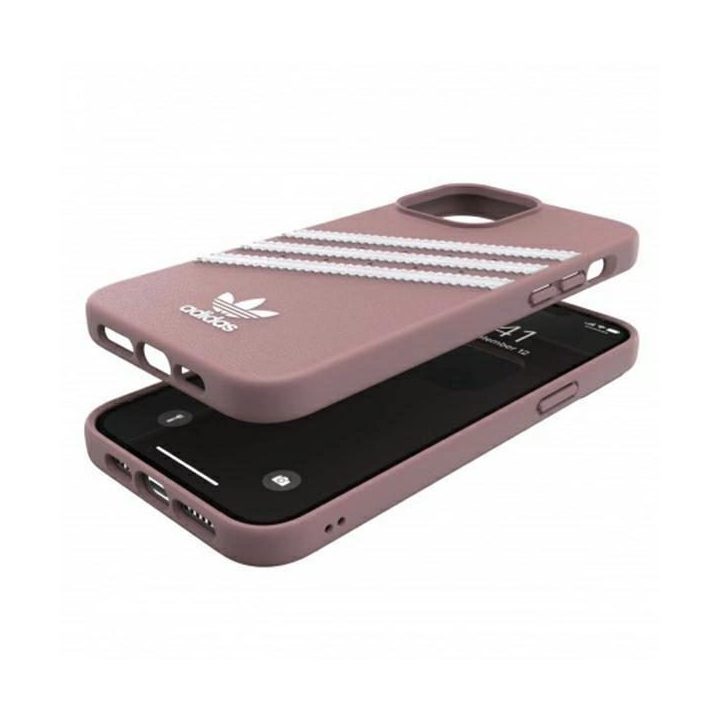 Adidas OR arba liejamas dėklas PU iPhone 13 Pro Max 6,7 różowy/pink 47809