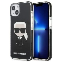 Karl Lagerfeld KLHCP13STPEIKK iPhone 13 mini 5.4 deklas Juodos spalvos/juodas Iconik Karl