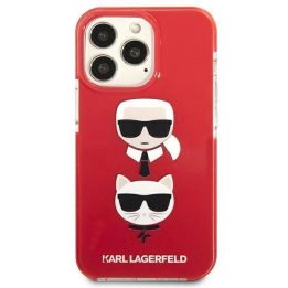 Karl Lagerfeld KLHCP13LTPE2TR iPhone 13 Pro / 13 6.1 deklas raudonas/raudonas Karl&Choupette Head