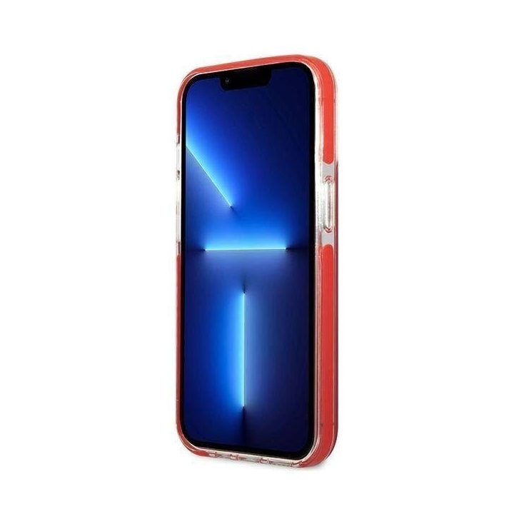 Karl Lagerfeld KLHCP13LTPE2TR iPhone 13 Pro / 13 6.1 deklas raudonas/raudonas Karl&Choupette Head