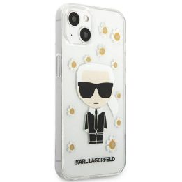 Karl Lagerfeld KLHCP13SHFLT iPhone 13 mini 5.4 skaidrus/permatomas Gėlė Ikonik Karl