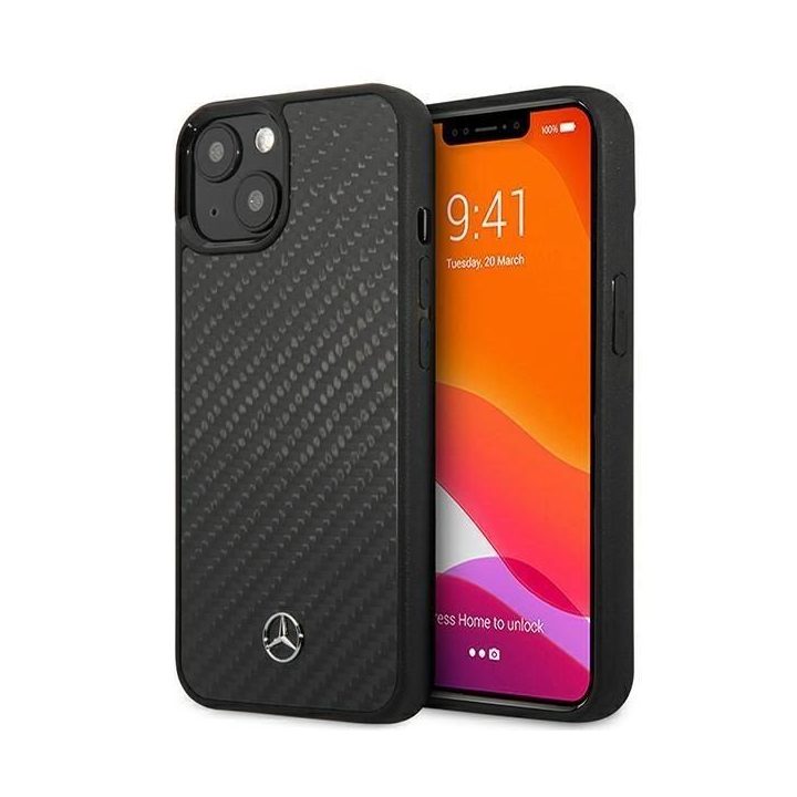 Mercedes MEHCP13SRCABK iPhone 13 mini 5,4 Juodos spalvos/juodas anglies deklas Dynamic Line